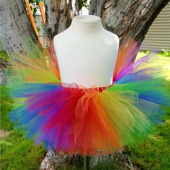 Rainbow Adult Tutu, Gay Pride, Unicorn, Pony, Rave, Fun, Bright, Happy - Picture 2 of 3